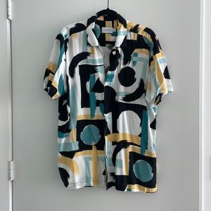 Topman Short Sleeve Button Down Size M